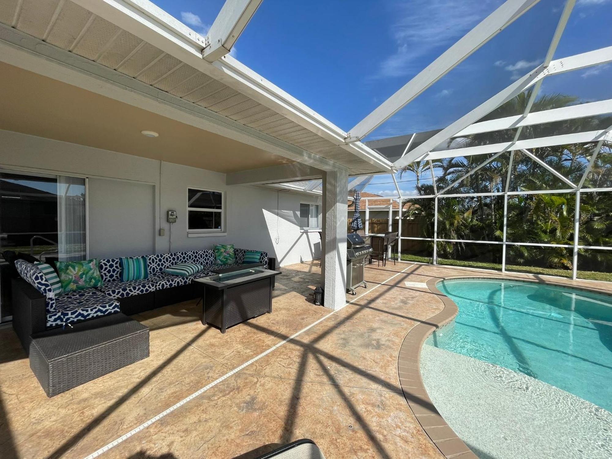 Beautiful Pool Home With Sleeping For 8 For Lovelypeople Cape Coral Exteriör bild