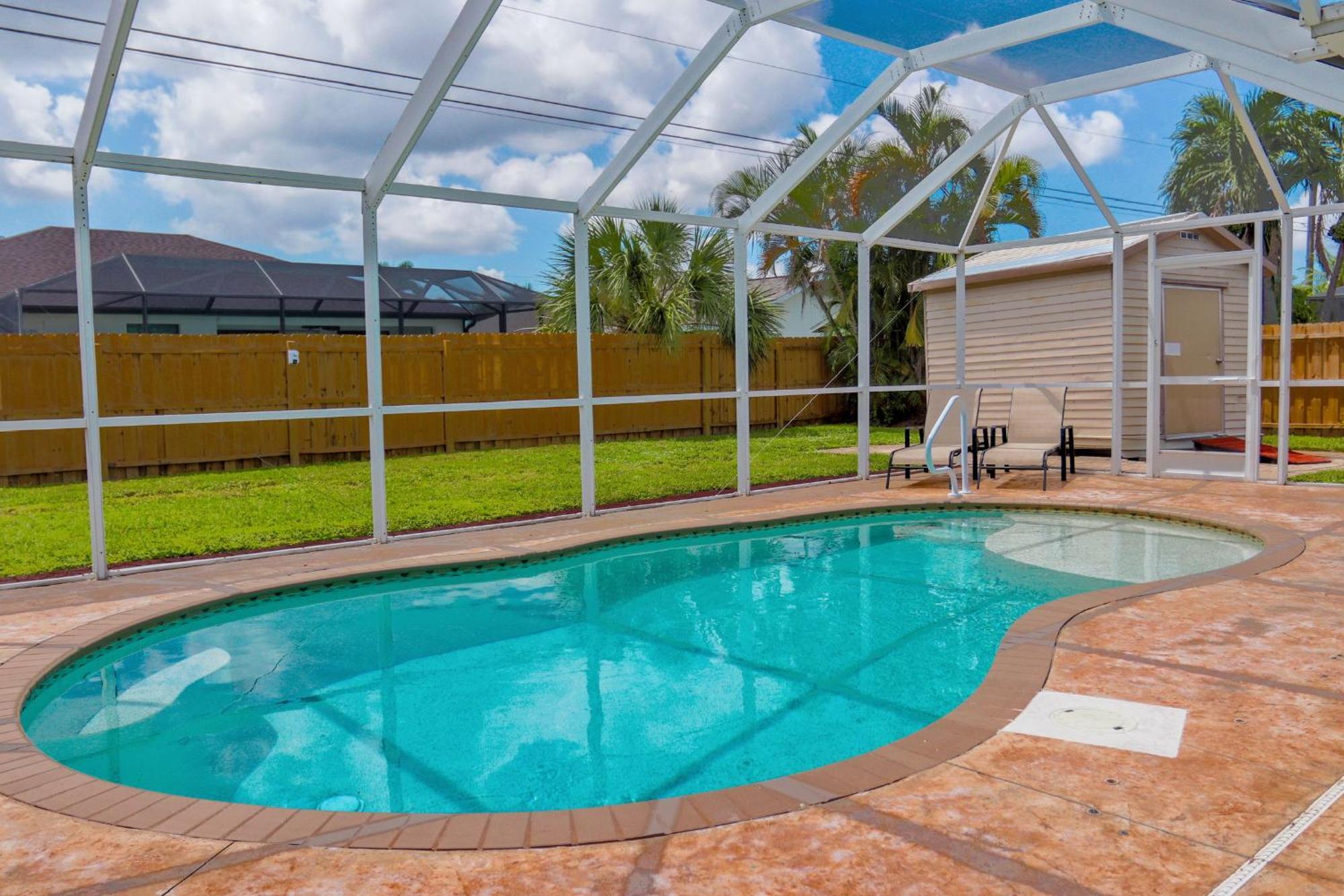 Beautiful Pool Home With Sleeping For 8 For Lovelypeople Cape Coral Exteriör bild